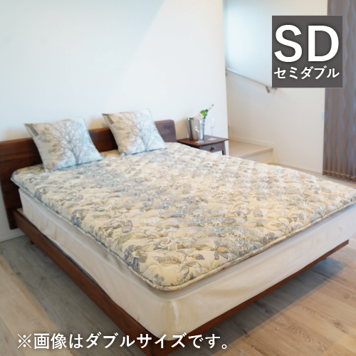 【両面凹凸】 腰痛専用 敷布団/マットレス ツインウェーブ[セミダブル]※受注生産
